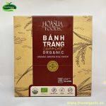 Bánh tráng gạo lứt hữu cơ hoa sữa 200g