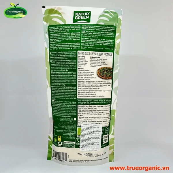 Bột protein từ đậu hà lan hữu cơ Natur Green 250g