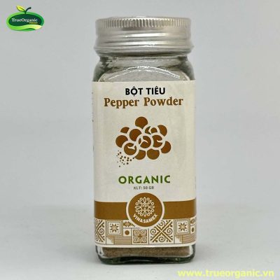 Bột tiêu đen hữu cơ vinasamex 50g