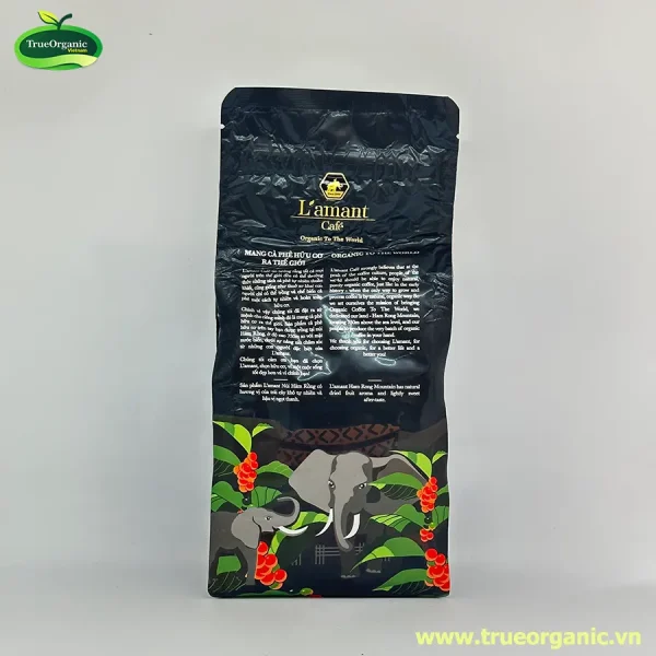 Cà phê hữu cơ rang xay l'amant 250g