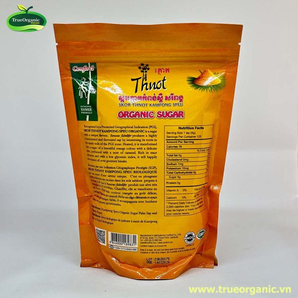 Đường thốt nốt organic