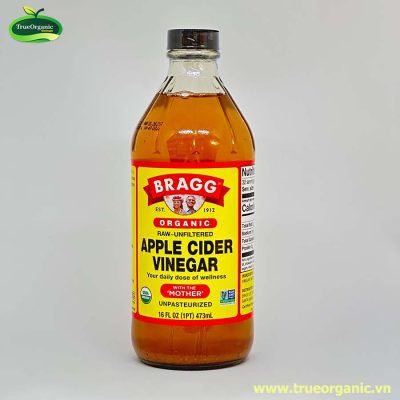 Giấm táo Bragg 473ml