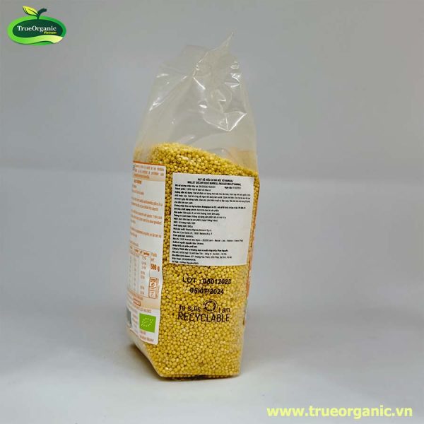 Hạt kê hữu cơ bóc vỏ Markal - 500g