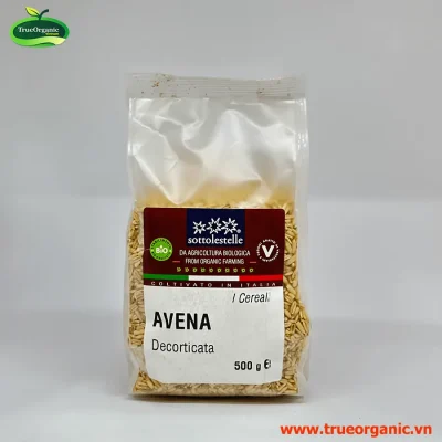 Hạt yến mạch hữu cơ đã bóc vỏ Sotto 500g