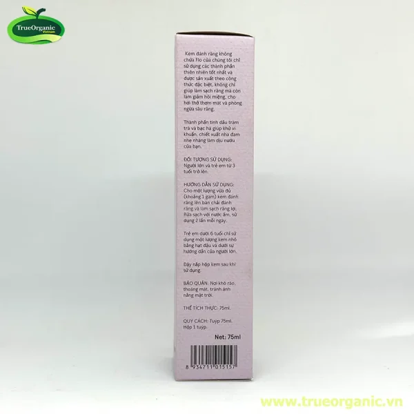 Kem đánh răng hương tràm trà và nha đam Natur Boutique 75ml