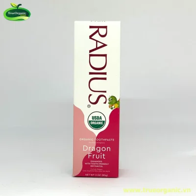 Kem đánh răng hữu cơ cho bé vị thanh long Radius 85g