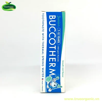 Kem đánh răng trẻ em vị bạc hà Buccotherm 50ml (7-12t)