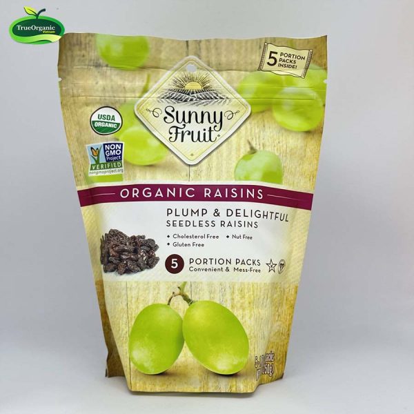 Nho khô hữu cơ sultana Sunny Fruit 250g