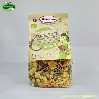 Nui rau củ hữu cơ hình tàu xe Dalla Costa 250g