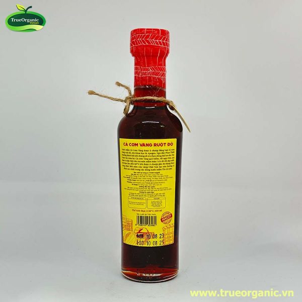 Nước mắm Tĩn cá cơm vàng chai thủy tinh 60n 250ml