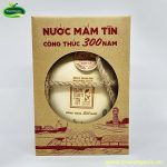 Nước mẵm Tĩn nhãn xưa bình gốm 41N 500ml