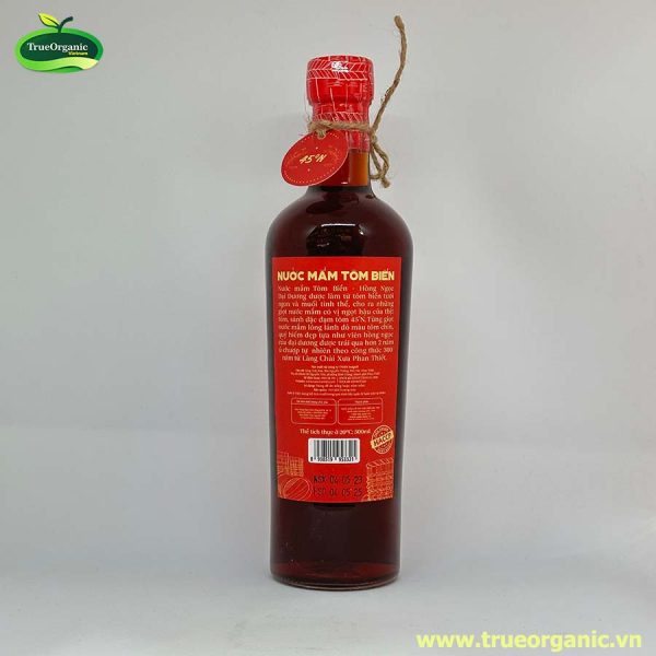 Nước mắm tôm biển 45N chai 500ml