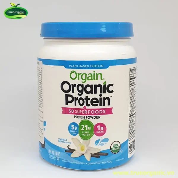 Orgain organic protein vani 50 Superfood 510g