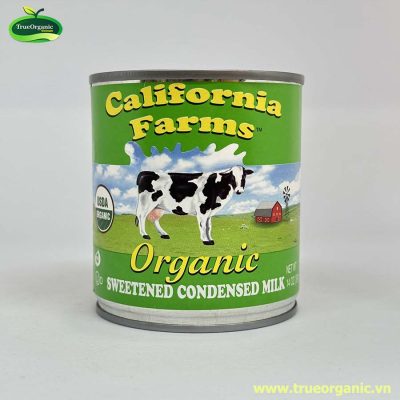 Sữa đặc nguyên chất hữu cơ nguyên kem có đường Califarm