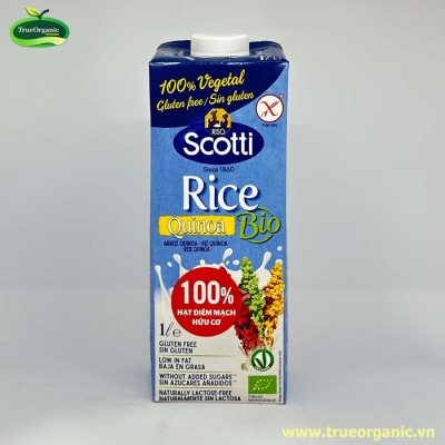 Sữa diêm mạch gạo hữu cơ Riso Scotti 1l