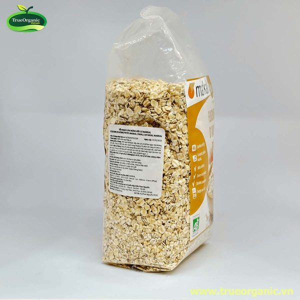 Yến mạch cán mỏng hữu cơ markal - gói 500g