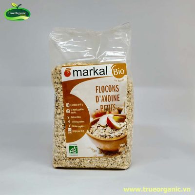 Yến mạch cán mỏng hữu cơ markal – gói 500g