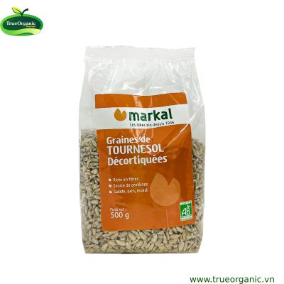 HẠT HƯỚNG DƯƠNG TÁCH VỎ HỮU CƠ MARKAL – GÓI 500G