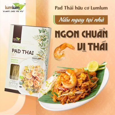 SET PAD THÁI HỮU CƠ LUMLUM 200G