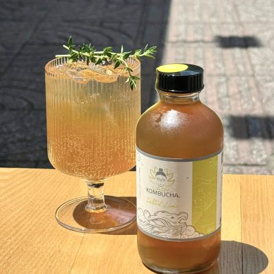 TRÀ LÊN MEN KOMBUCHA NGUYÊN BẢN CHAI 250ML