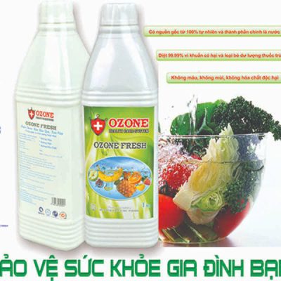 NƯỚC RỬA RAU CỦ QUẢ – TRÁI CÂY OZONE FRESH CHAI 1L